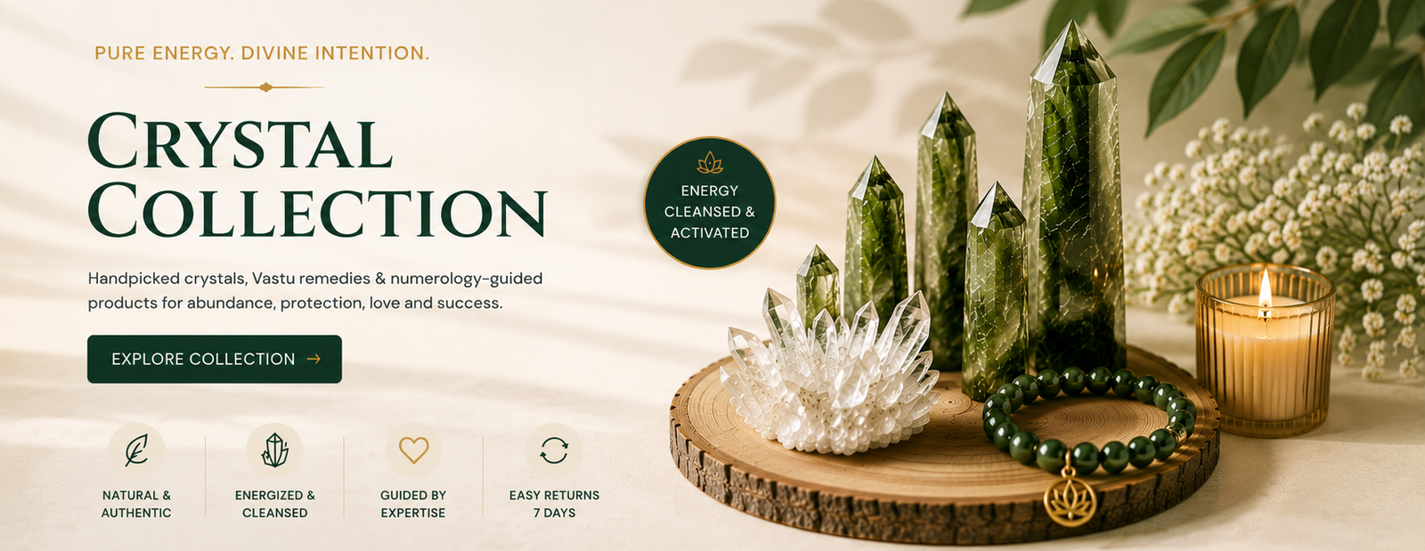 Crystal Collection Banner