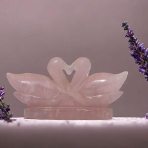 Rose Quartz Birds